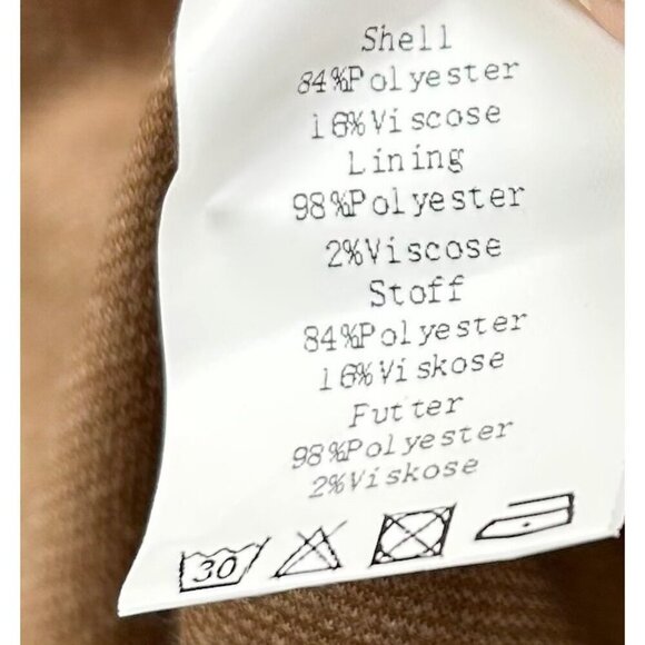 Paul Jones Men’s Casual Knit Blazer Jacket XL Camel Tan - NWT Lightweight Modern - Picture 7 of 7